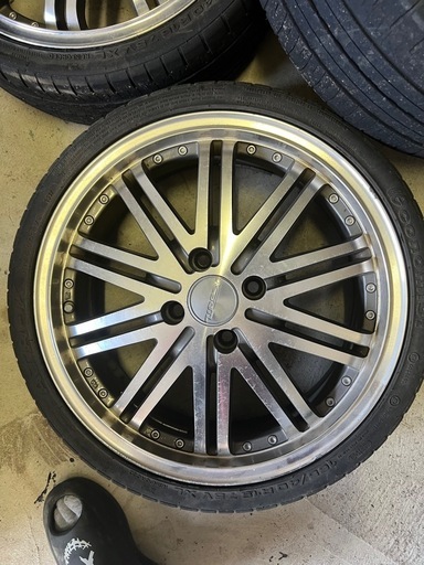 165/40R16 10スポークホイールのみ4本セット