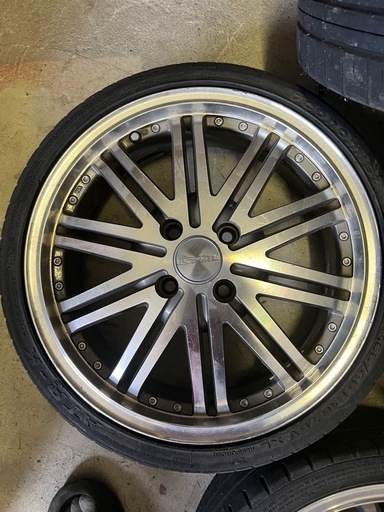 165/40R16 10スポークホイールのみ4本セット