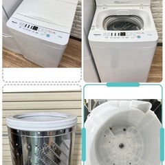 格安で配送設置まで👌🆗冷蔵庫&洗濯機分解洗浄済み✨電子レンジ‼️の画像