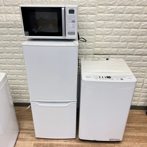 格安で配送設置まで??冷蔵庫&洗濯機分解洗浄済み✨電子レンジ‼️の 