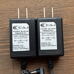 CAJ power blocks PB12DC92.1 ニ本セット　アダプターの画像
