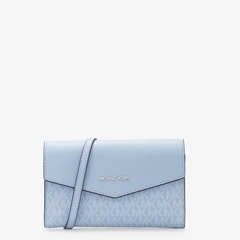【新品】MICHAEL KORS 3点セット トートバッグ 財布 ポーチ ライトブルーの画像