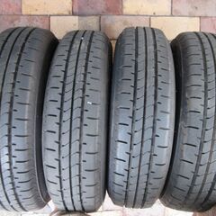 軽自動車用 155/80R13 タイヤ4本 ホイール付きの画像