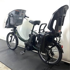 1年保証 送料無料　ヤマハ　パスミニアン　20インチ 緑色　電動アシスト自転車　g925の画像