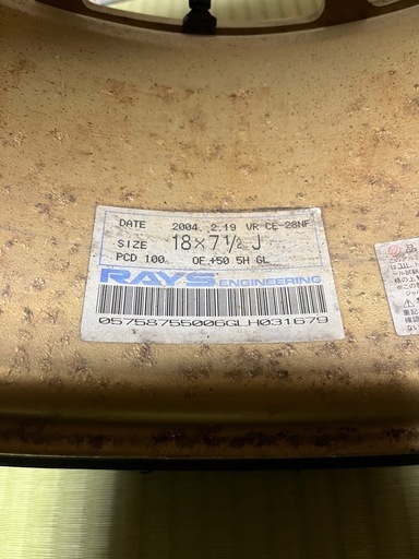 【鍛造】【PCD100】【18㌅】RAYS VOLKRACING CE28NF