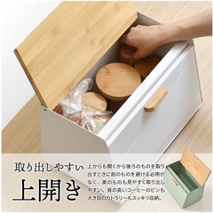 美品　ブレッドケース　ホワイトの画像
