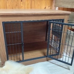 犬用屋根付きハウスの画像