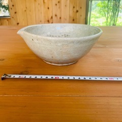 ⭐︎未使用⭐︎おしゃれ おろし付　深皿 大皿 ハンドメイドの画像