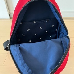 アーノルドパーマ　シンプル＆お洒落　赤　子ども　キッズ　リュックサックの画像