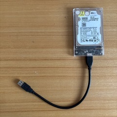 【PCセット割】【データ保存に最適】500GBハードディスク＆USB接続ケースセットの画像