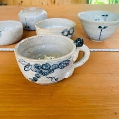 ⭐︎未使用⭐︎ 配達可
おしゃれスープマグ 茶碗 5枚セット　ハンドメイドの画像