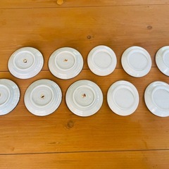 ⭐︎未使用⭐︎平皿10枚セット醤油差し　ハンドメイドおしゃれの画像