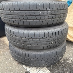 三菱ホイールタイヤ付き155/65R14 75H の画像