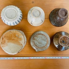 ⭐︎未使用⭐︎おしゃれ平皿茶碗6枚セット ハンドメイドの画像