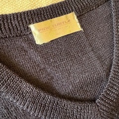 【美品・130】Vネックベスト🖤PINE TURTLE／きれいめ万能アイテムの画像