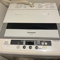 【交渉中】Panasonic NA-F50B3 洗濯機 【あげます】の画像