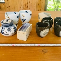 ⭐︎未使用⭐︎おしゃれカップ めんつゆ皿 楊枝入れ9枚セットの画像