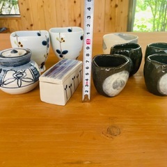 ⭐︎未使用⭐︎おしゃれカップ めんつゆ皿 楊枝入れ9枚セットの画像