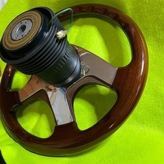ウッドステアリング33(小径)スペーサーボス付きの画像