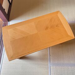 センターテーブル/ ビーチ材/ テーブル/ 木製/ ナチュラル/ モダン/ シンプルデザイン/ 棚付き/家具/ インテリア C0EW0212の画像