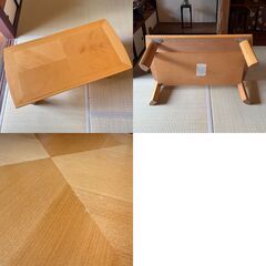 センターテーブル/ ビーチ材/ テーブル/ 木製/ ナチュラル/ モダン/ シンプルデザイン/ 棚付き/家具/ インテリア C0EW0212の画像