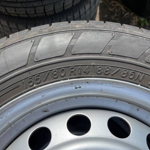 155/80R14夏タイヤ