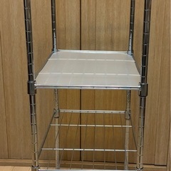 【　⭐受け渡し中⭐　】スチールラック　メタルラック　２台の画像