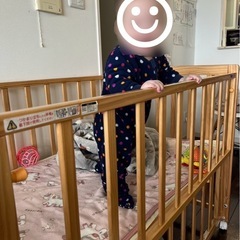 ベビーベッド　KATOJI
の画像