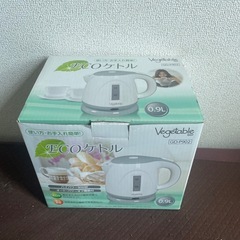 急募！新品 ECO電気ケトル 0.9L 箱あり 未使用の画像