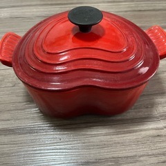 ル・クルーゼ　ハート型鍋の画像