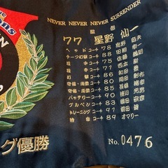 阪神タイガース2003優勝記念たへタペストリーの画像