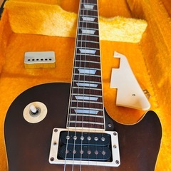 【昭和レトロ】Aria Pro II Les Paul Standardタイプ エレキギター 1970年代 ハードケース付 ジャパンビンテージ ボルトオンネック の画像