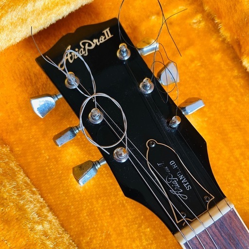 【昭和レトロ】Aria Pro II Les Paul Standardタイプ エレキギター 1970年代 ハードケース付 ジャパンビ