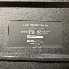 ワイヤレスキーボード・マウス（BUFFALO）の画像