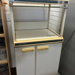 電子レンジ棚　キッチンキャビネットの画像
