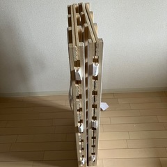 ニトリシングル 4つ折り桐すのこベッドの画像