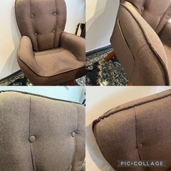 DORIS ドリス チェア アームチェア 肘付き回転チェア 4脚セット ブラウンの画像
