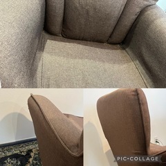 DORIS ドリス チェア アームチェア 肘付き回転チェア 4脚セット ブラウンの画像
