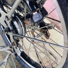 電動自転車ブリヂストン アンジェリーノ 子供乗せ 20インチの画像