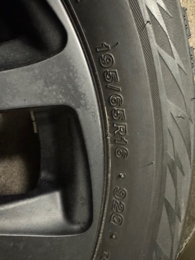引っ越しのため至急　ブリヂストン　VRX2 残溝あり　195/65R16 21年製