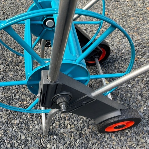 GARDENA散水ホース用手巻きリールオレンジ