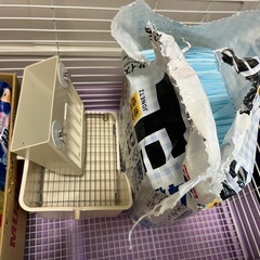 うさぎゲージ（お世話セットつき）の画像