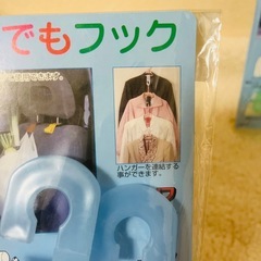 どこでもフック ワンタッチ取付け 洗濯 車内 吊り下げフックの画像
