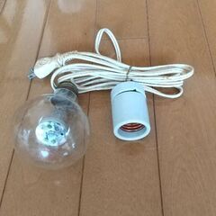 ヒヨコ電球（旭光電気工業＊国産）陶製ソケット＆コンセント付きの画像