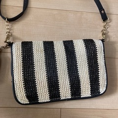 grove　ショルダーバック　ストライプの画像