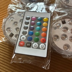 水中ライト4個セット新品未使用の画像