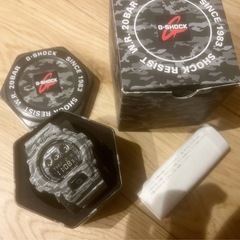 希少　G-SHOCK Camouflage GD-X6900CM-8JR 迷彩グレー カモフラージュシリーズ★カシオ CASIO 腕時計 デジタルの画像