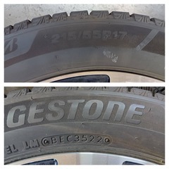 ミライ純正ホイール（タイヤ付）215/55/17Rの画像