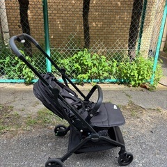 レカロ　ベビーカー　レクサエリート　ブラック　レインカバー付の画像