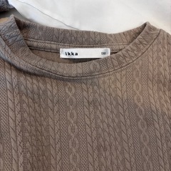 お取引中　親子リンクコーデトップス　ikka レディースMサイズ　女の子130の画像